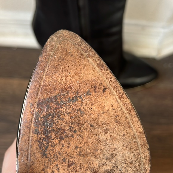 Givenchy Wedge Leather Platform Boots - Picture 10 of 11